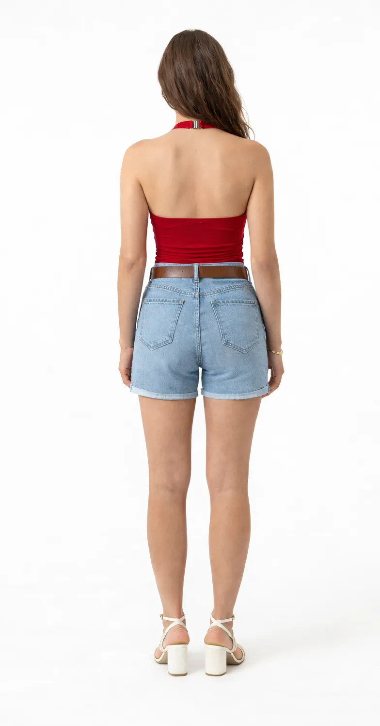 Degaje Yaka Halter Bluz 4