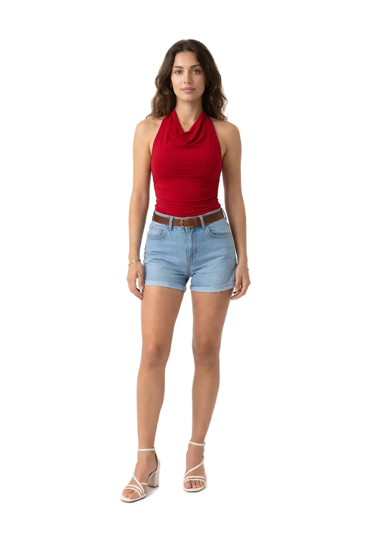 Degaje Yaka Halter Bluz